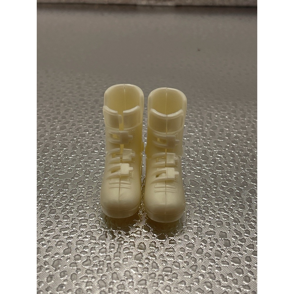 Barbie Doll Snow Winter Sport Skiing Cream Ski Boots#5